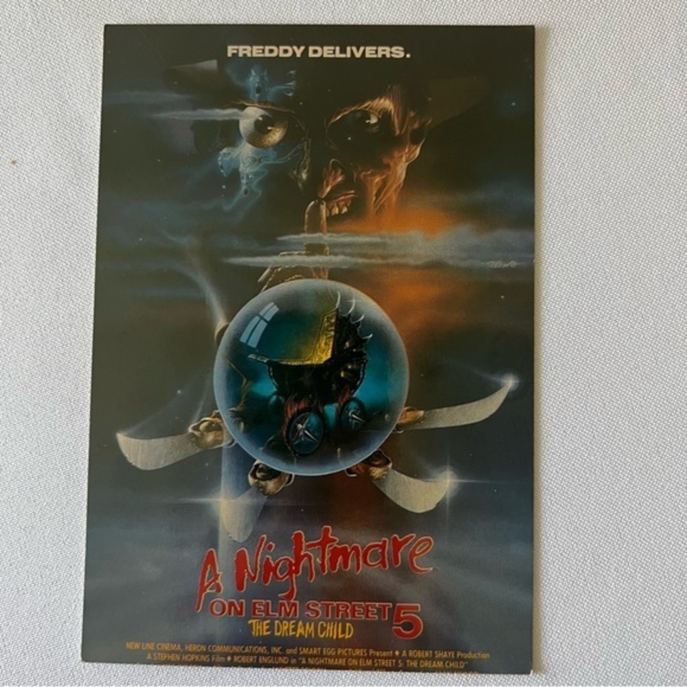 Vintage Nightmare On Elm Street Post Card Photo 4x6 Unused Lot Of 2. - Picture 2 of 4